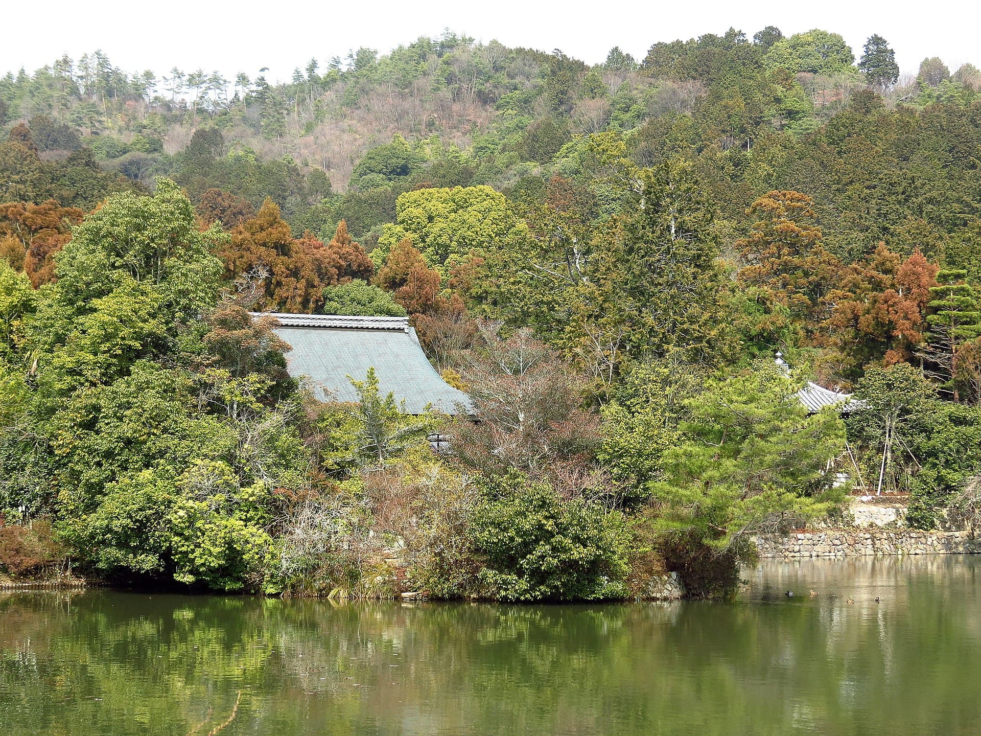 The rock garden of Ryōan-ji
