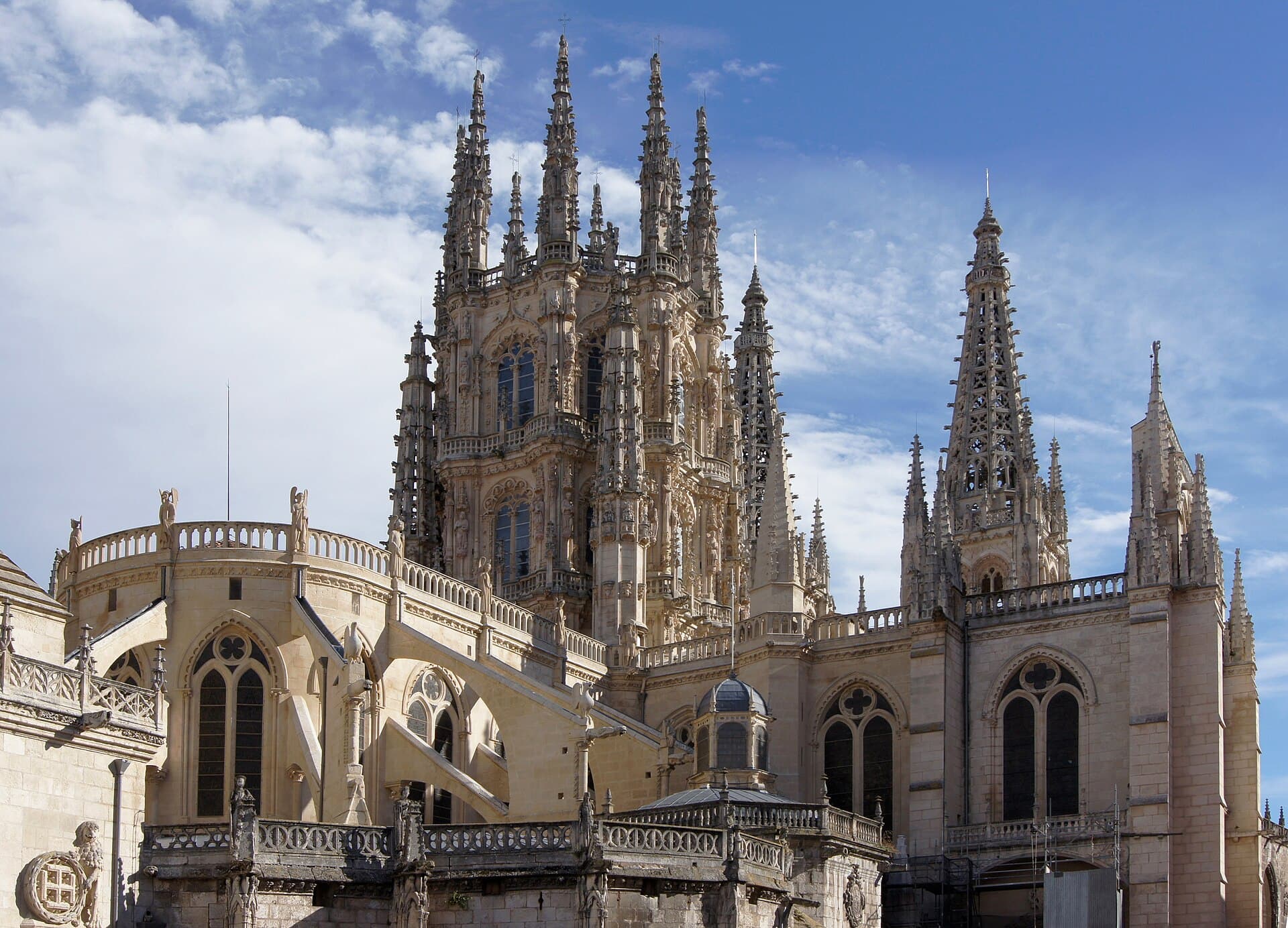 The Gothic spires of Burgos Cathedral
