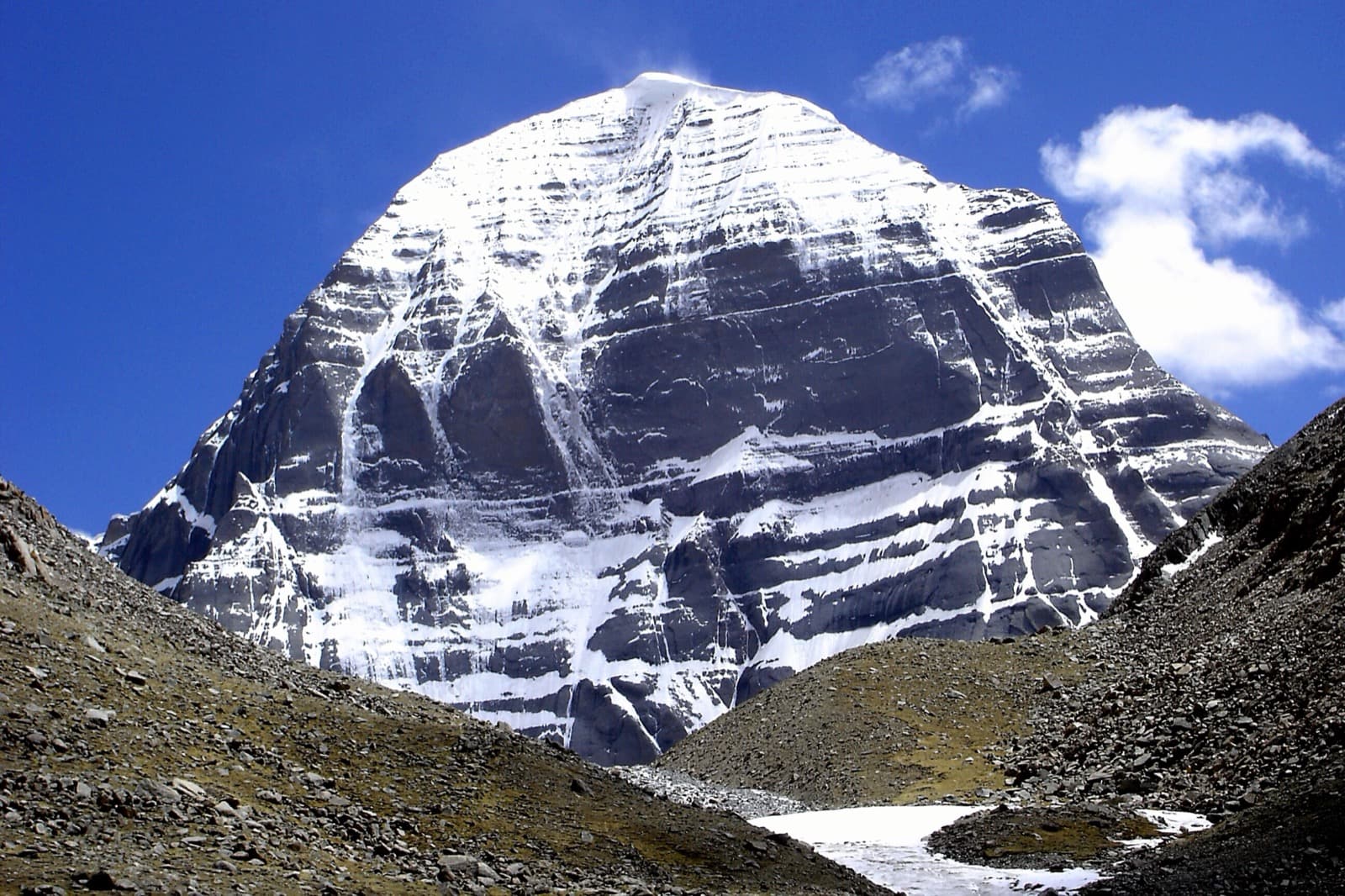 Mount Kailash seen from the north face