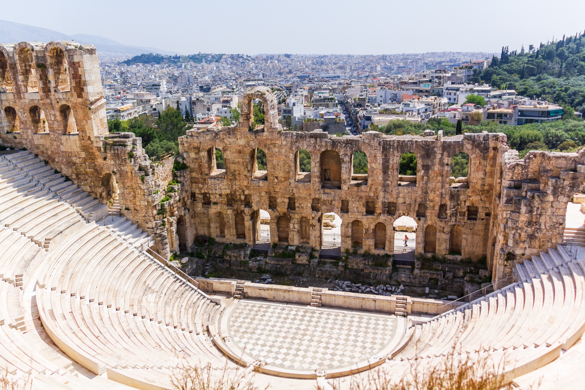 The Odeon of Herodes Atticus, the Roman theatre at the foot of the Acropolis