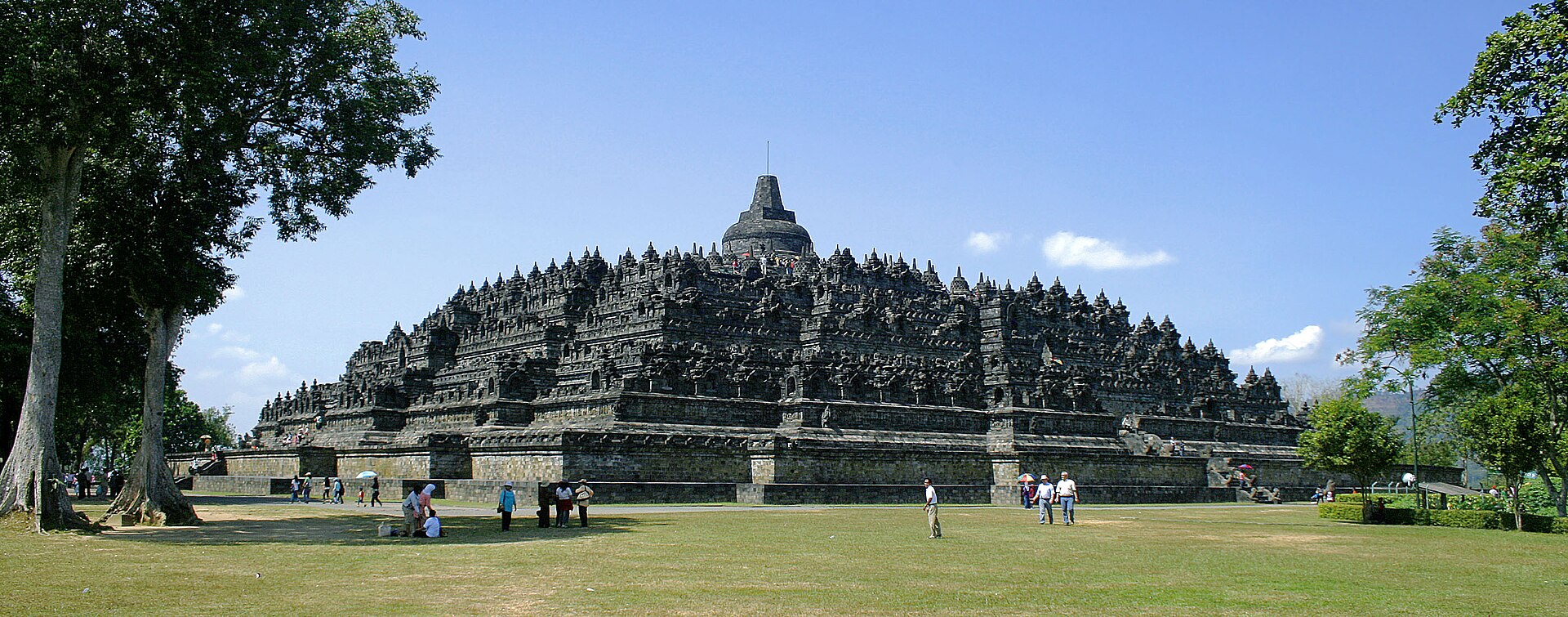 The great temple rising tier upon tier