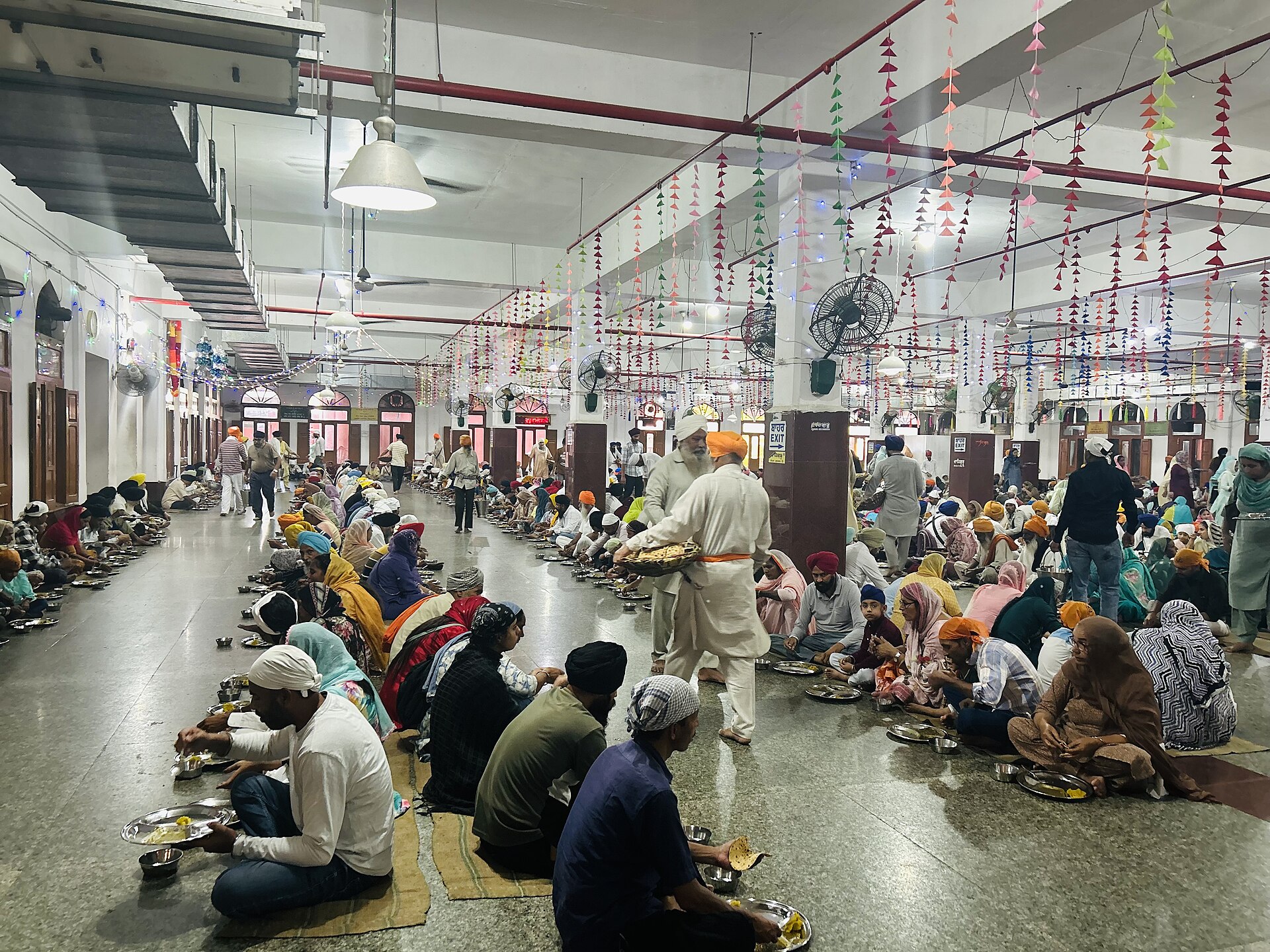 Langar, the community meal open to everyone