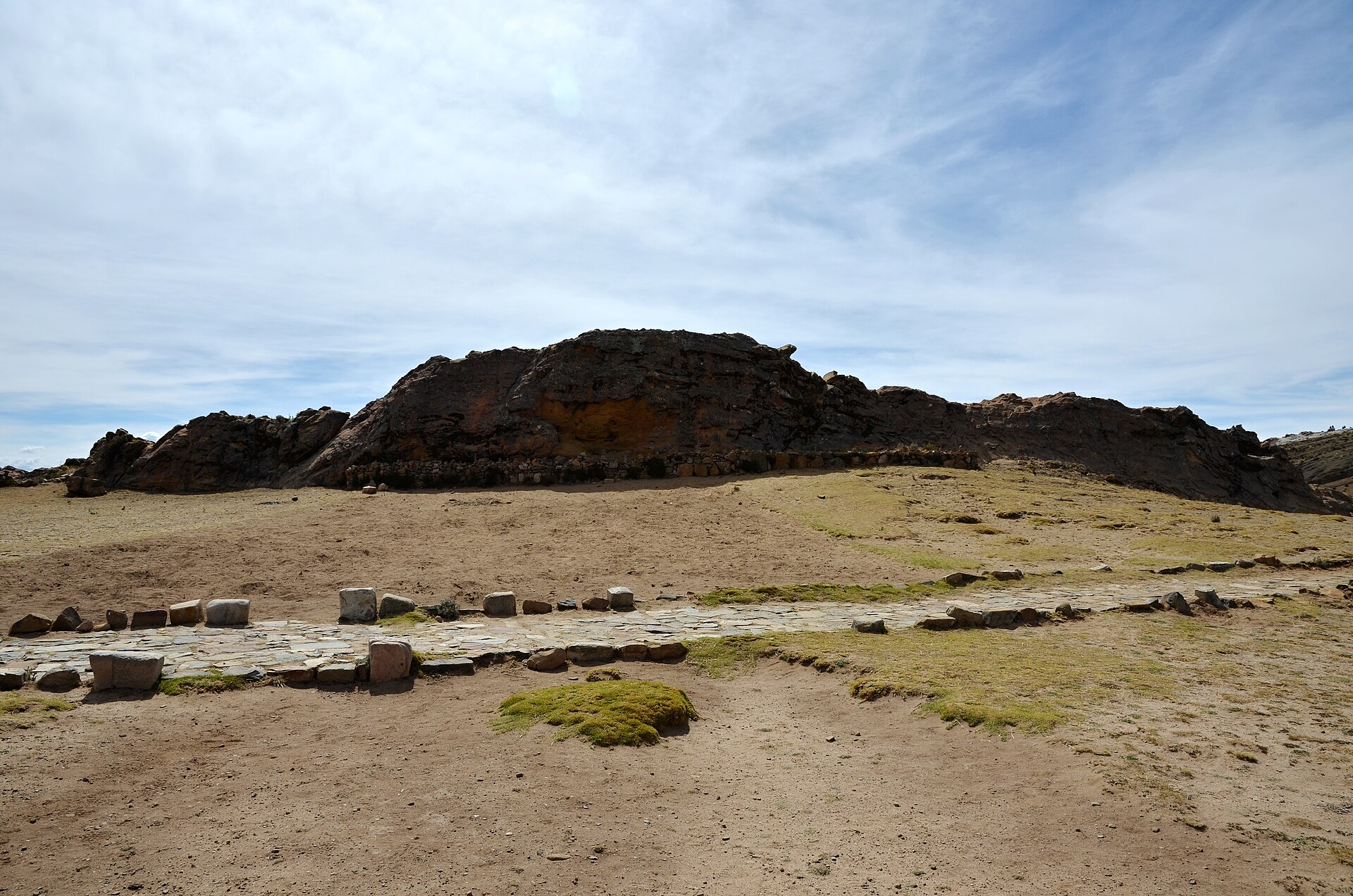 The sacred rock Titikala, where the sun is said to have risen