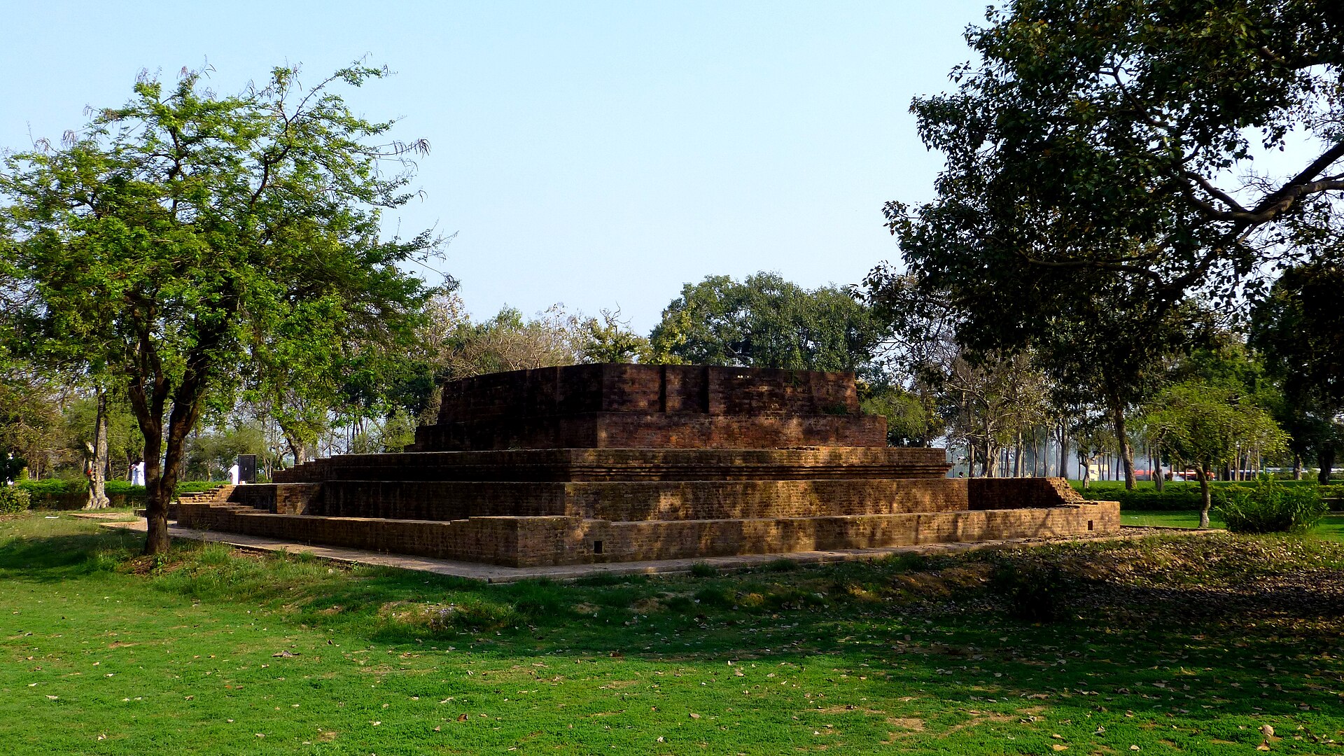 The ruins of Jetavana monastery at Sravasti