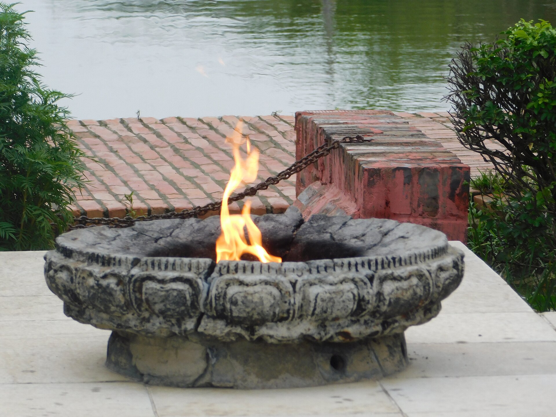 The Maya Devi Temple and sacred garden of Lumbini