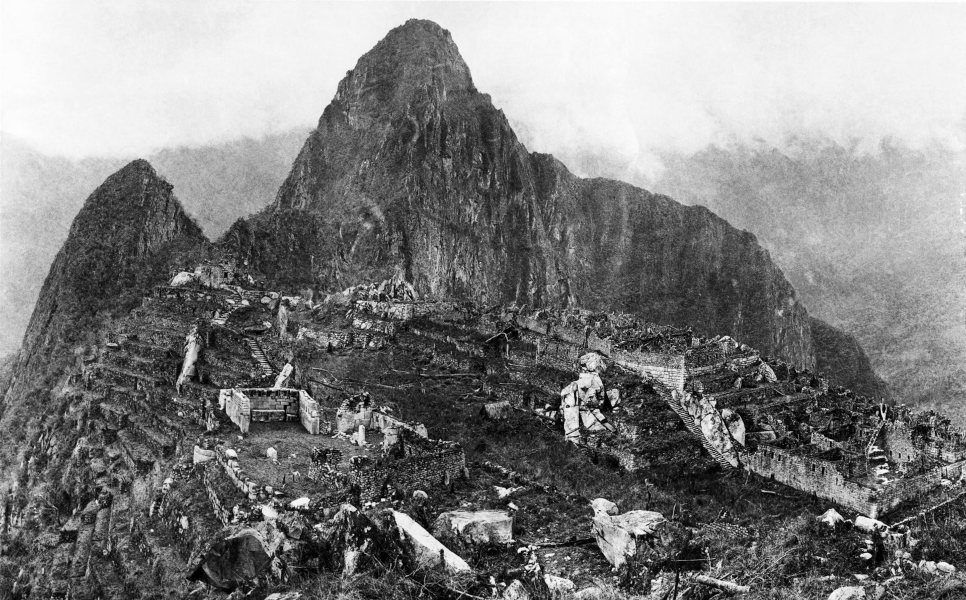 Machu Picchu in 1911, revealed to the world once more