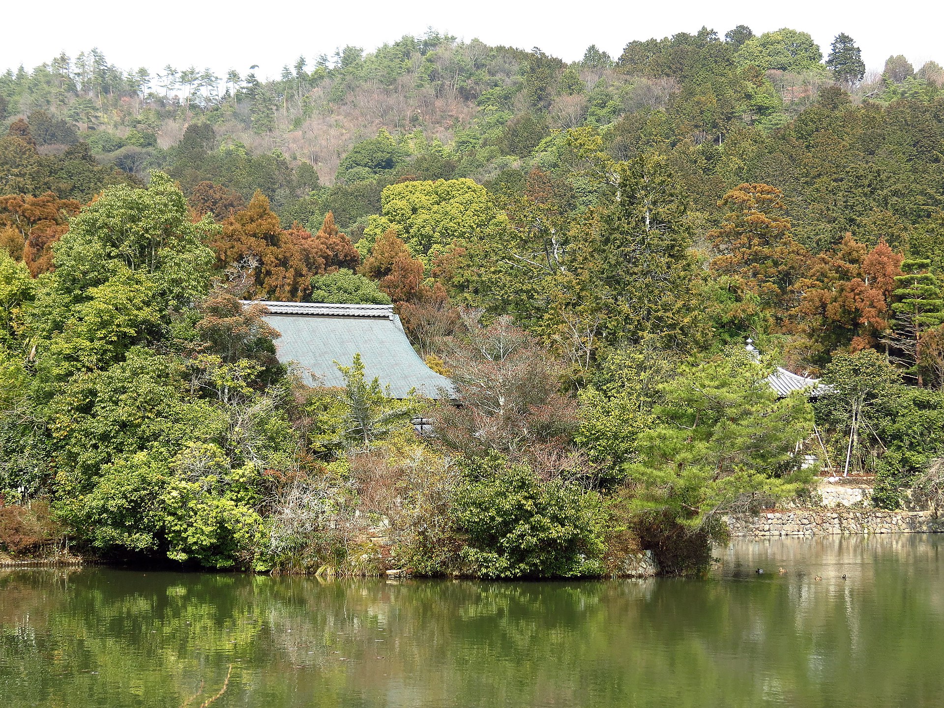 The rock garden of Ryōan-ji