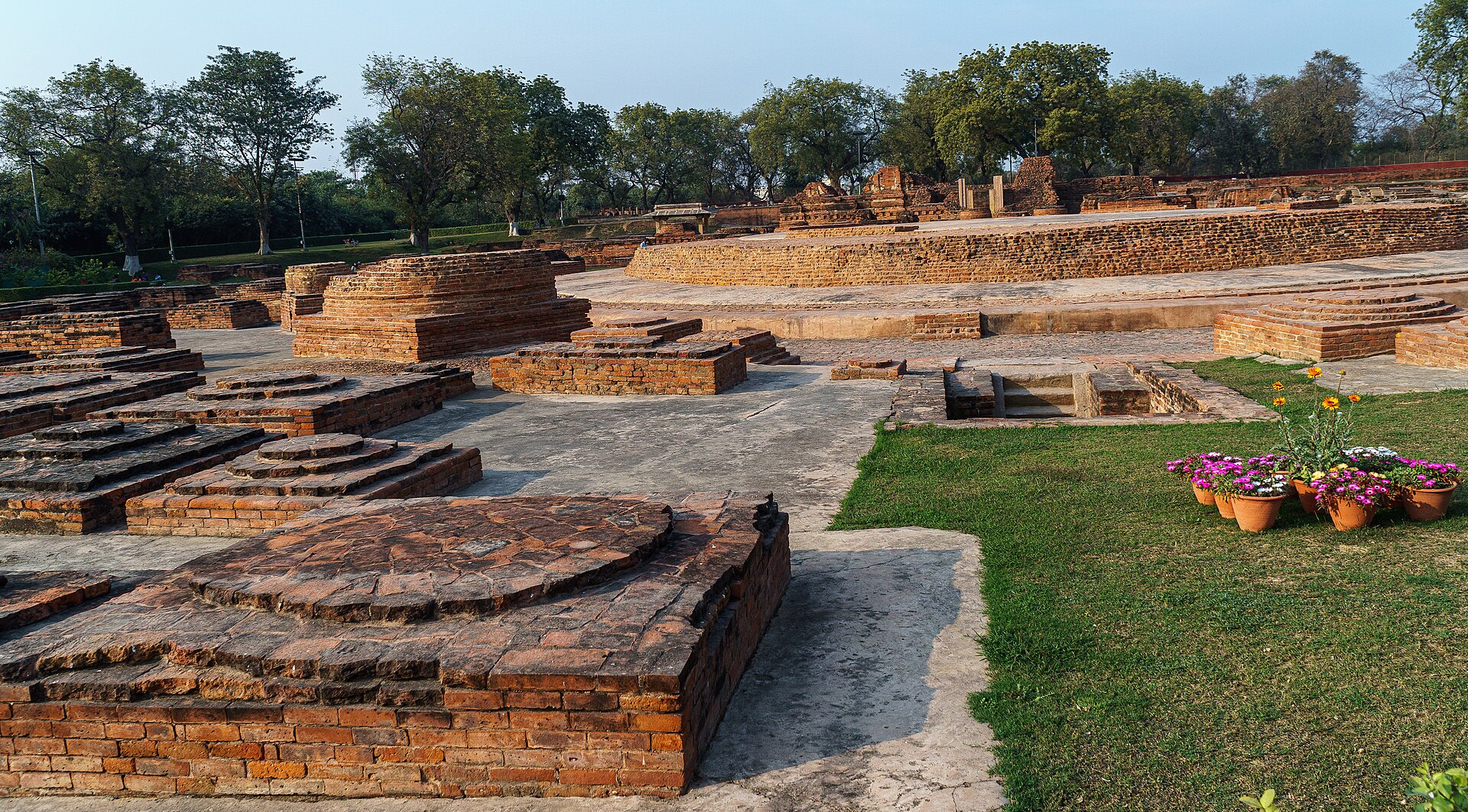 The Dhamek Stupa at Sarnath