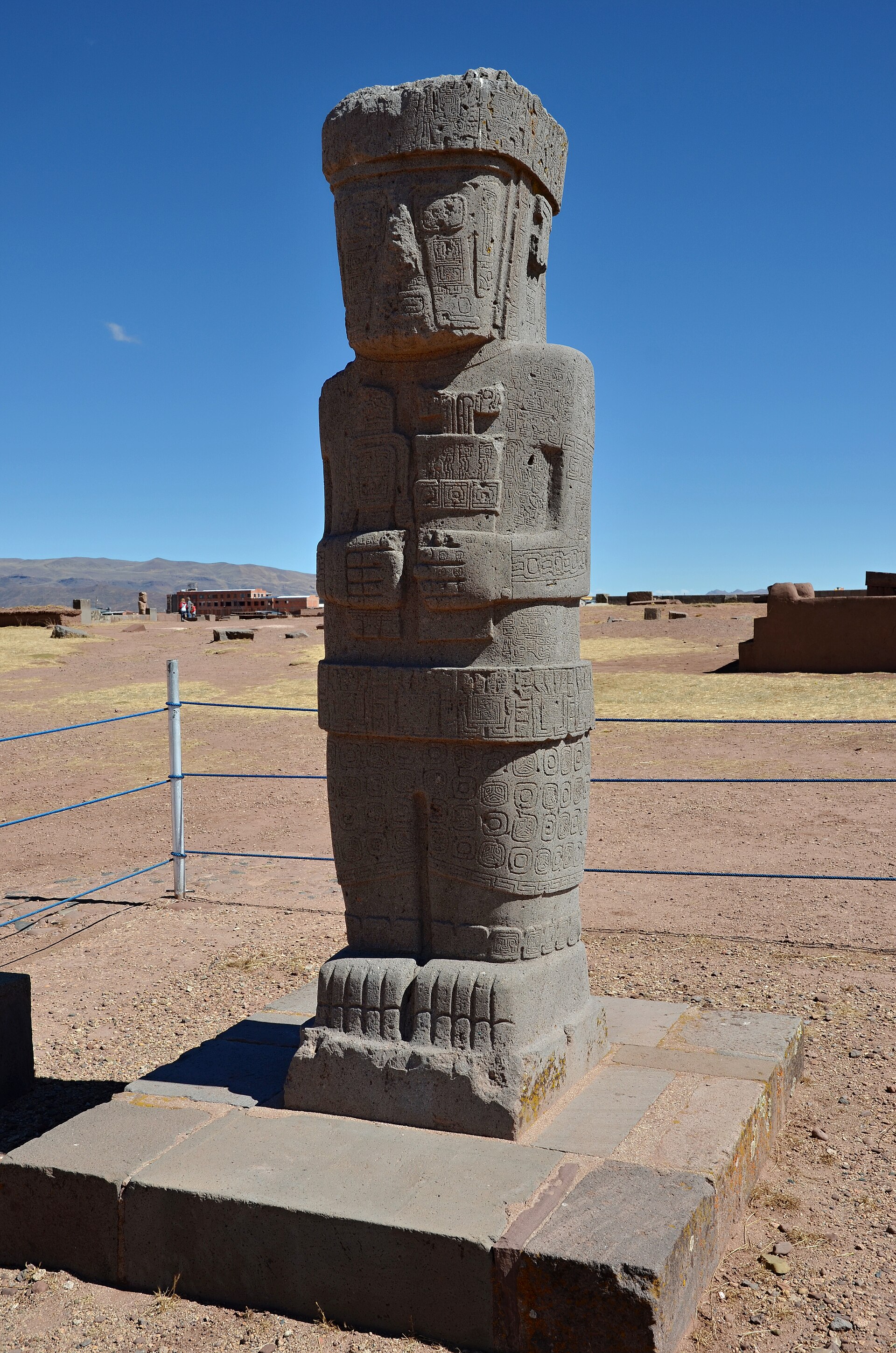 The Ponce Monolith carved over its whole body