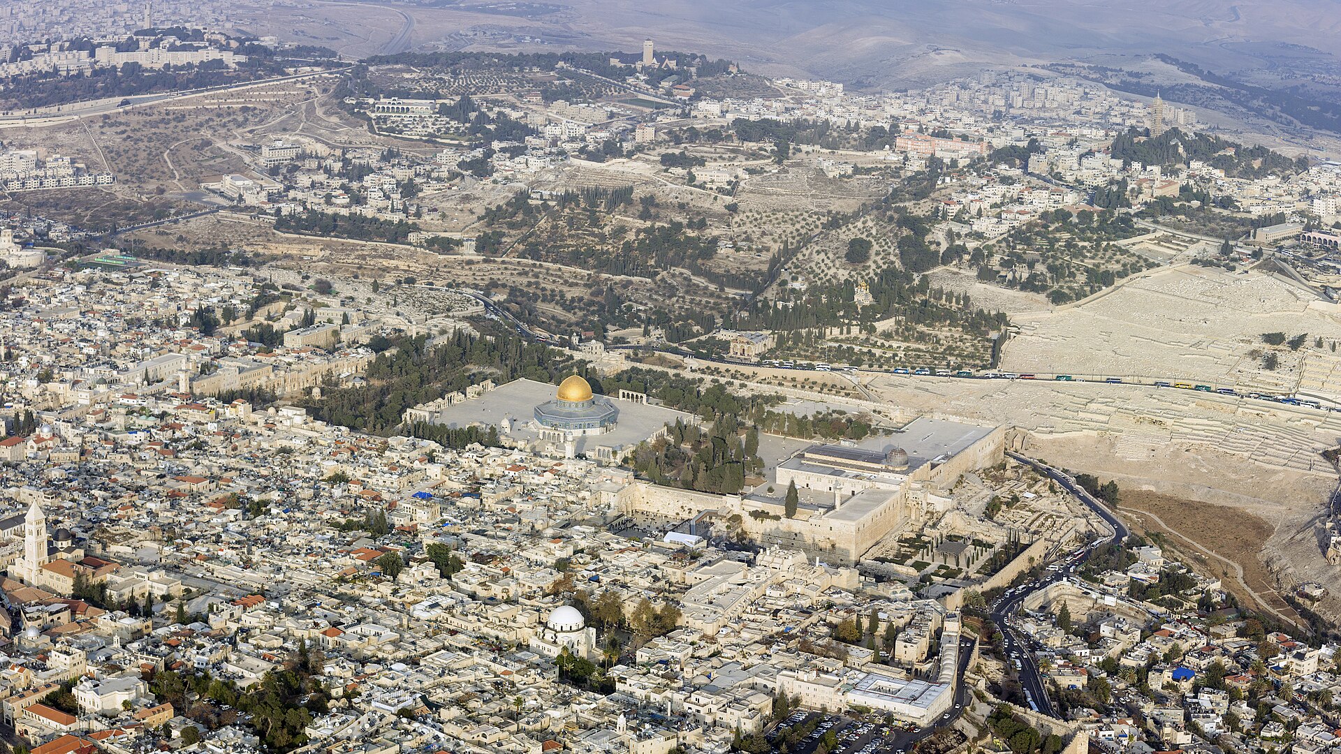 The Old City of Jerusalem and the Temple Mount
